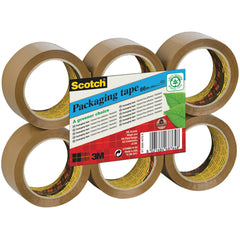 Packing Tape Brown Pk 6