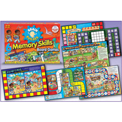 6 Memory Skill Board Games