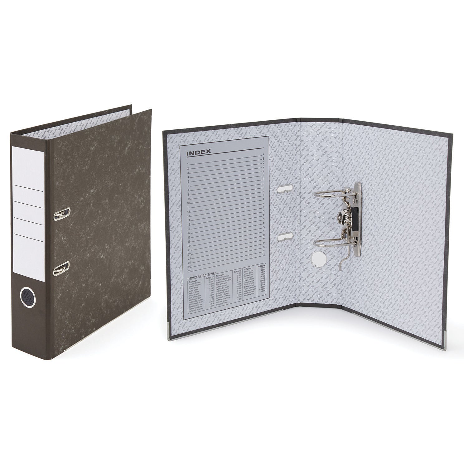 File Sb L/Arch A4 63Mm Cap M/Blk X10