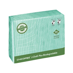 Chicopee J-Cloth Biodeg Green Pk50
