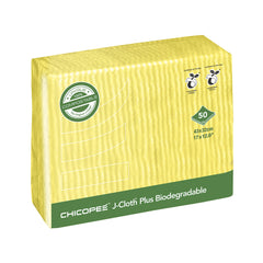 Chicopee J-Cloth Biodeg Yellow Pk50