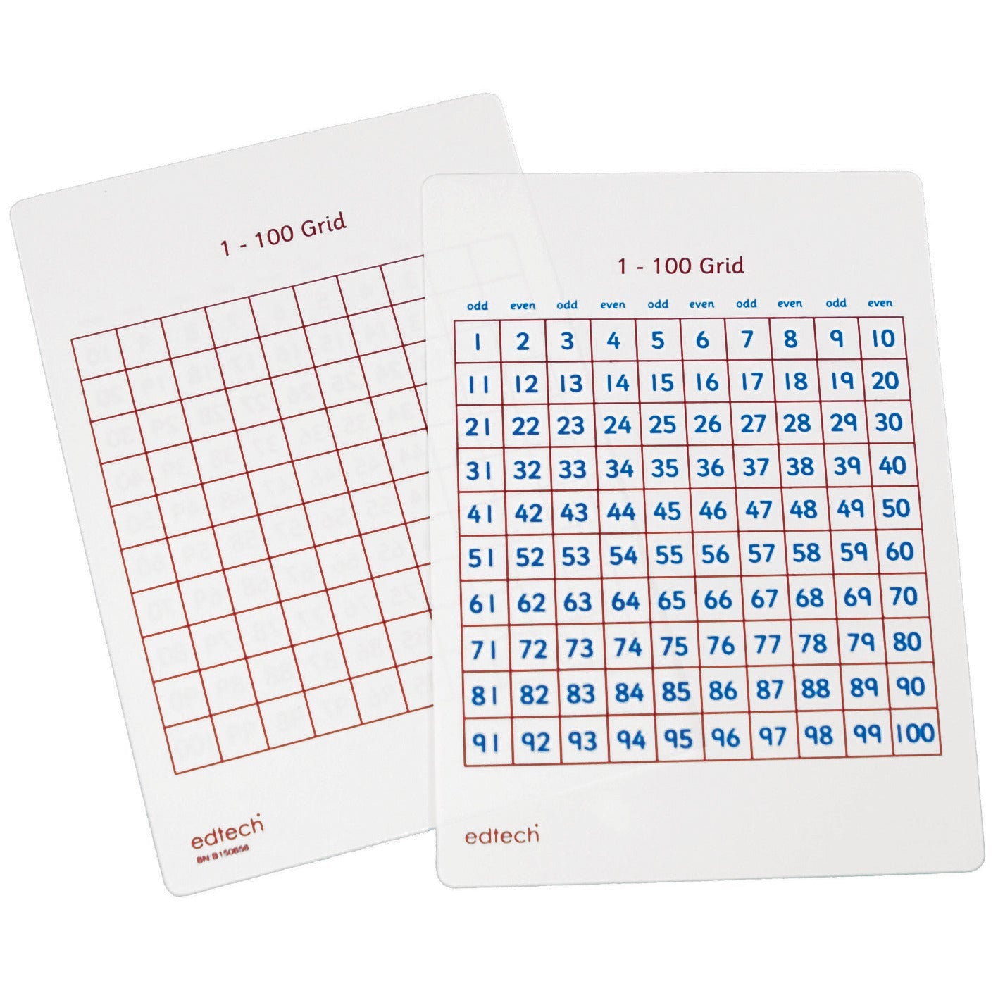 Pupil Dry Wipe Number Board Pk 35