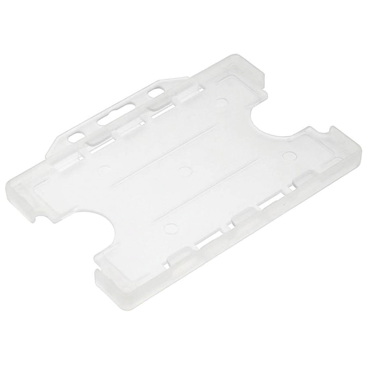 Swipe Card Holder D/S Clear Pk50