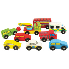 Vehicles Pack, Set Of 9 Vehicles