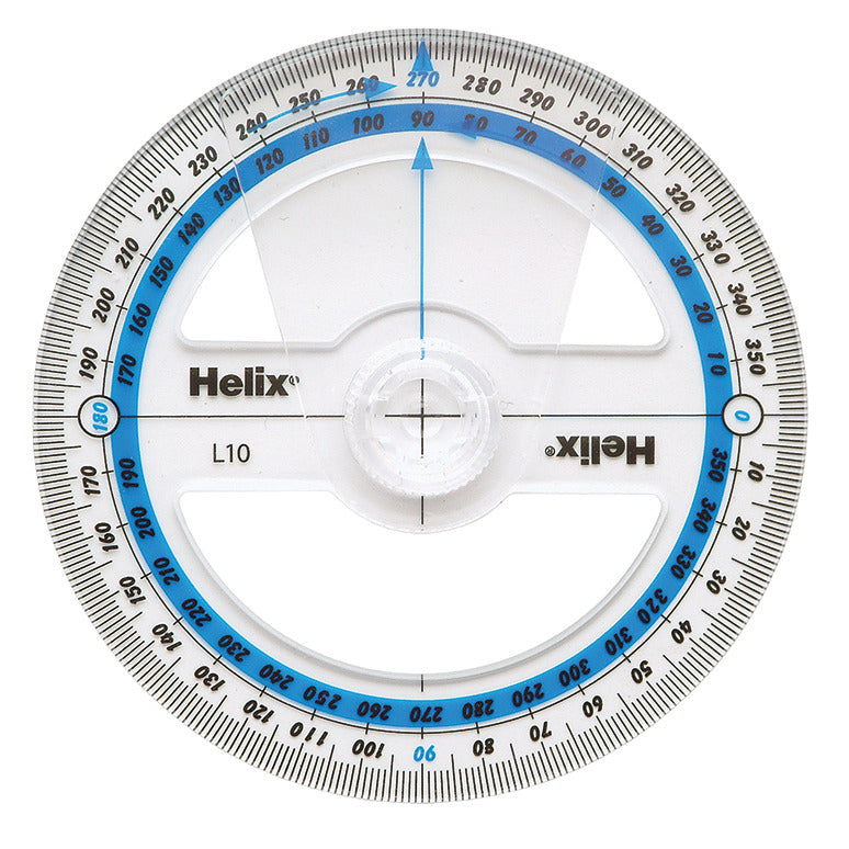 Protractor 10Cm. 360 Degree Pk 25