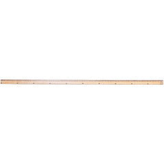Ruler Hardwood Metre Pk10