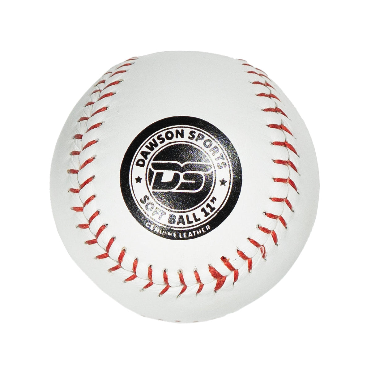 DS Leather Softball 11\" - Genuine Leather White
