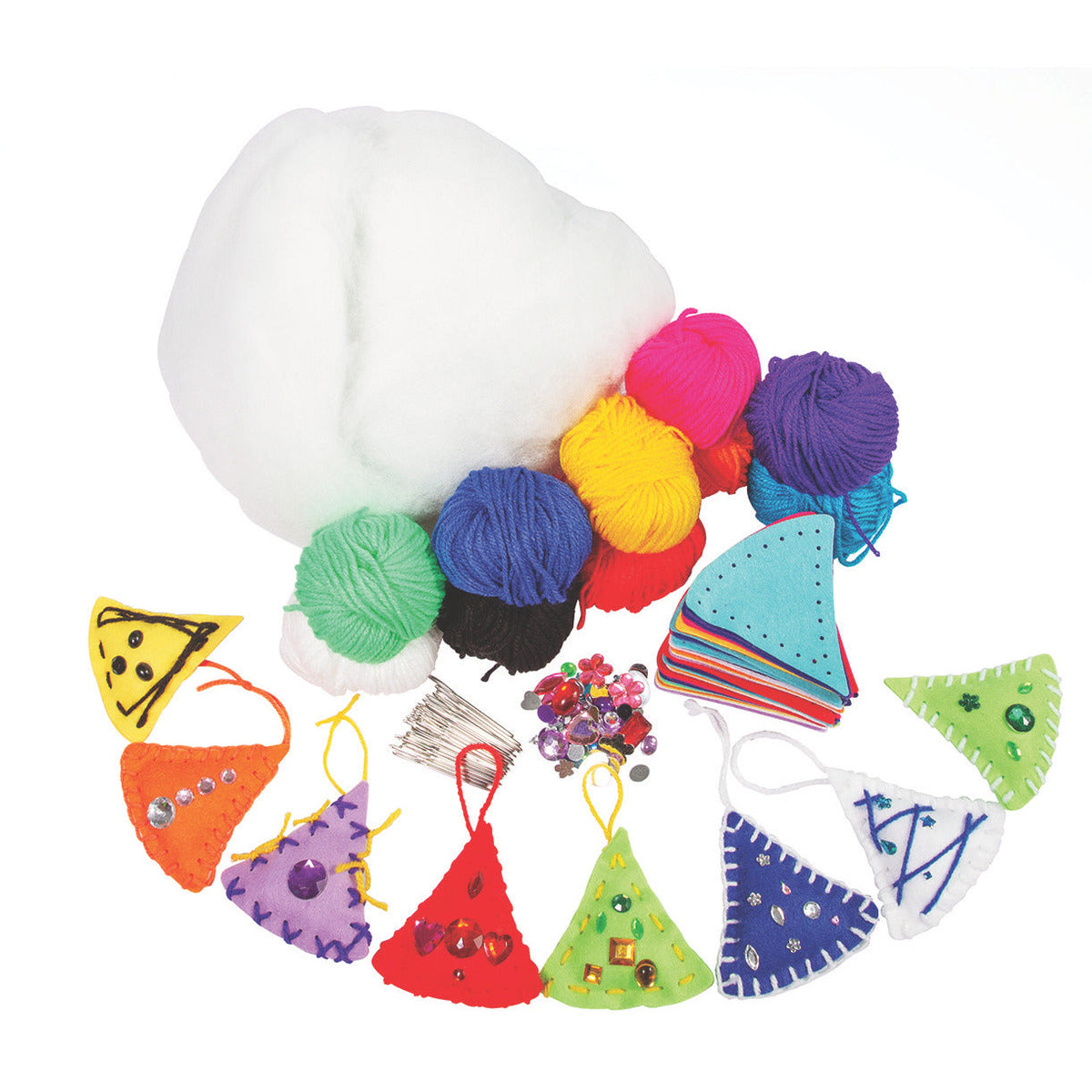 Felt Trees And Gems Pk30