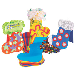 Stocking Cards And Sequins Pk 30