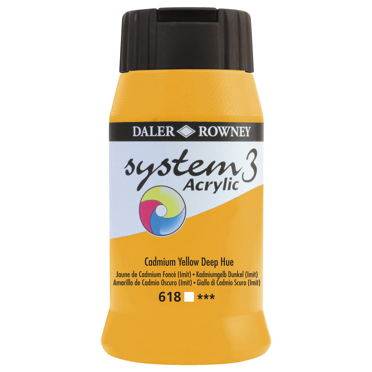 System3 Acrylic 500Ml Cad Yell Deep