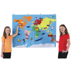 Wallchart Cloth - World Map