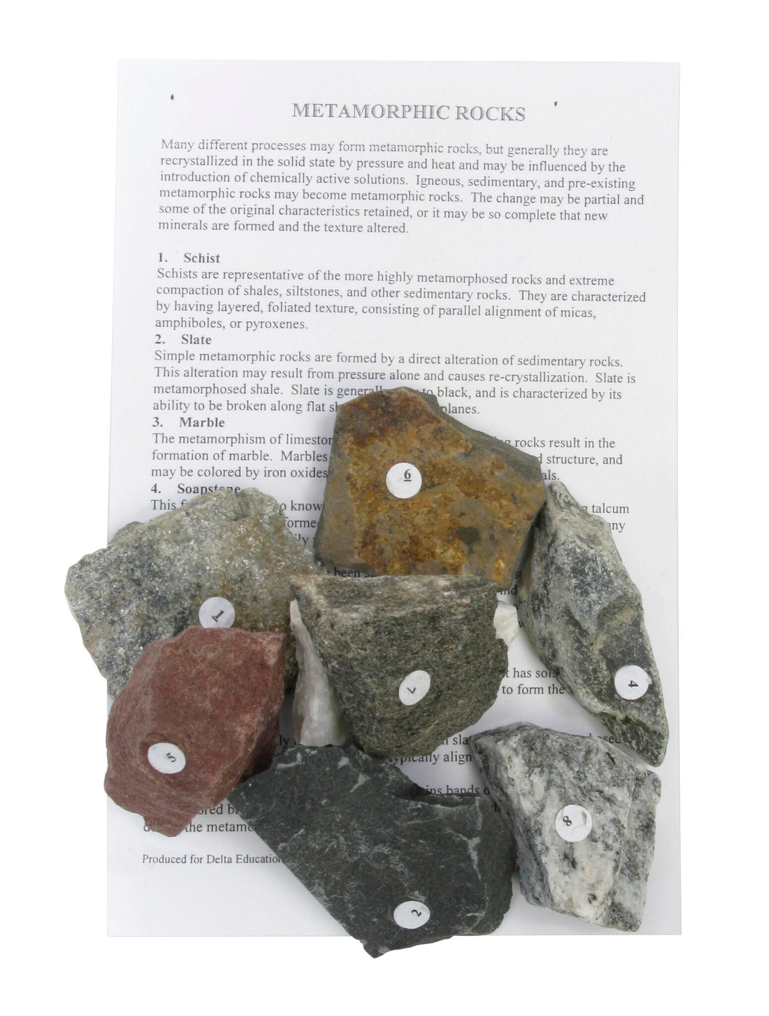ROCK SET METAMORPHIC S/8