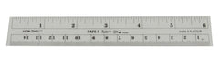 RULER DUAL SCALE 6\'\' FLEXIBLE PKG/8