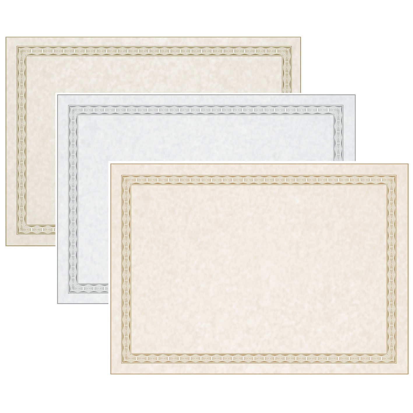 Certificate Card A4 Bronze Pk 100