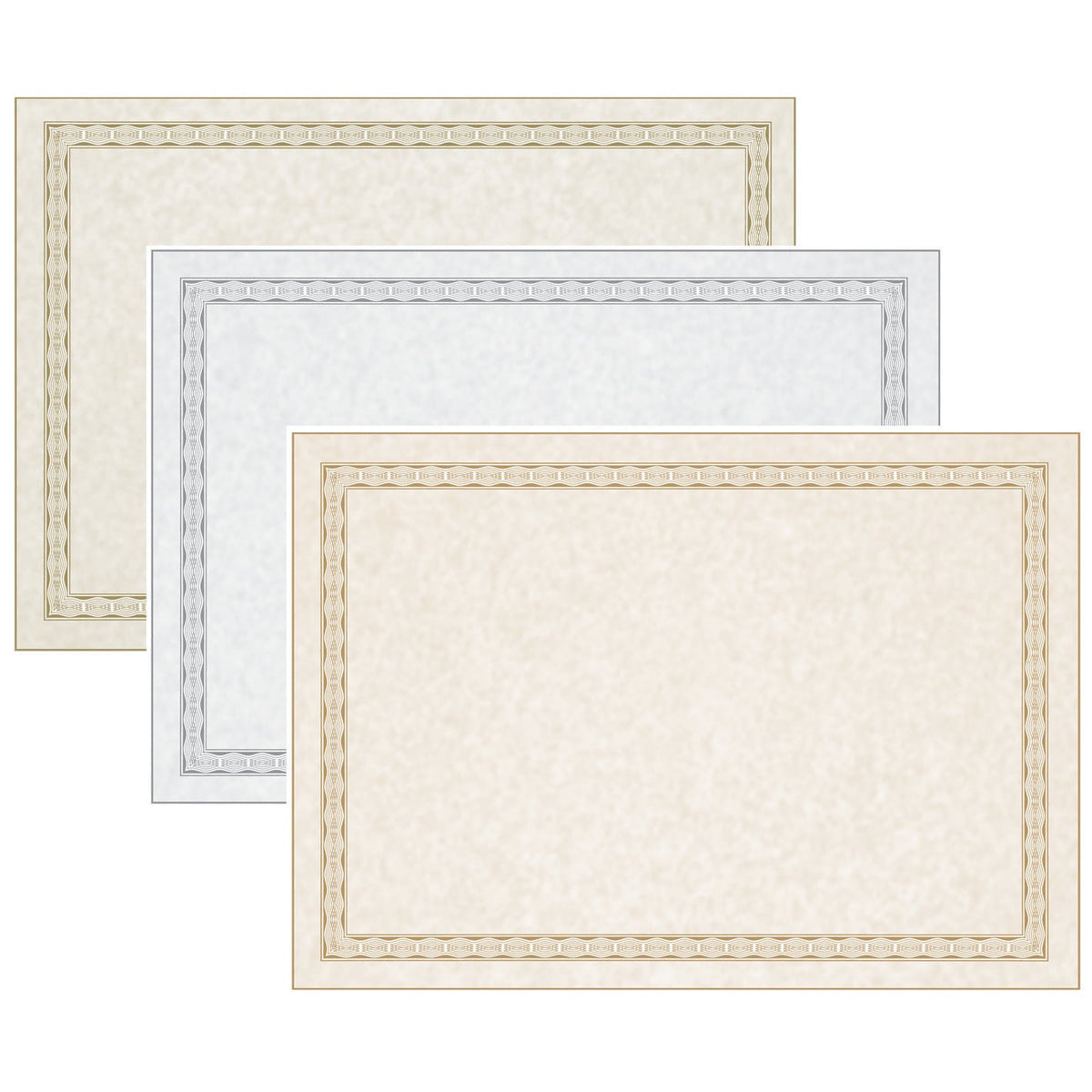 Certificate Card A4 Bronze Pk 100