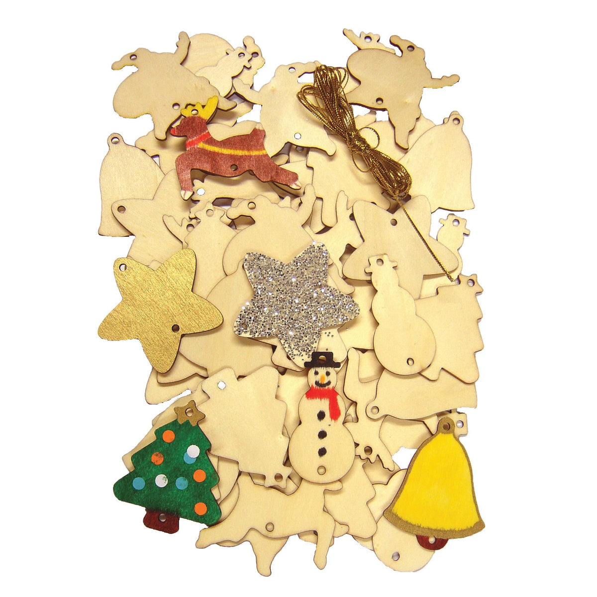 Christmas Wooden Decorations Pk54