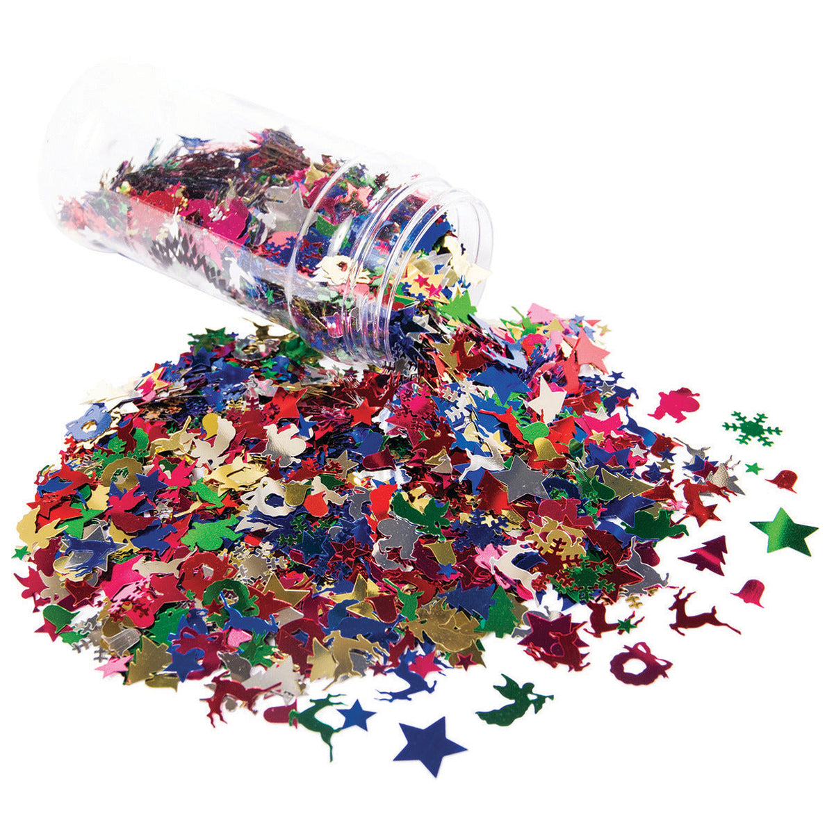 Christmas Sequin Mix 100G Tub