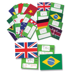 Flags And Facts Cards Set 30