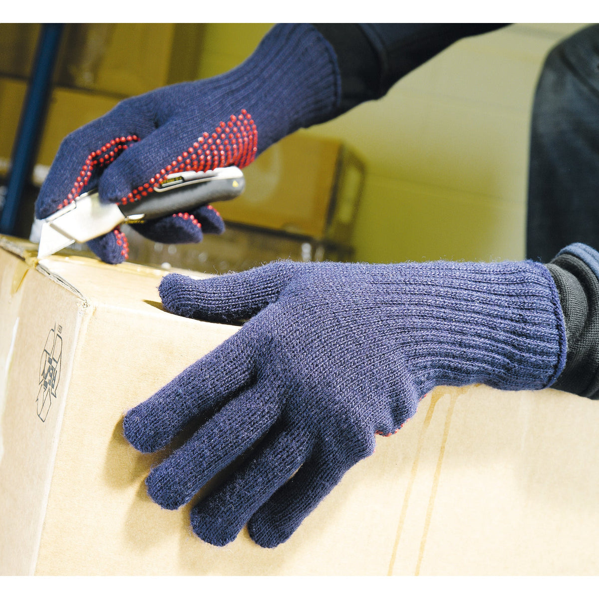 Chill Gloves With Red Dots