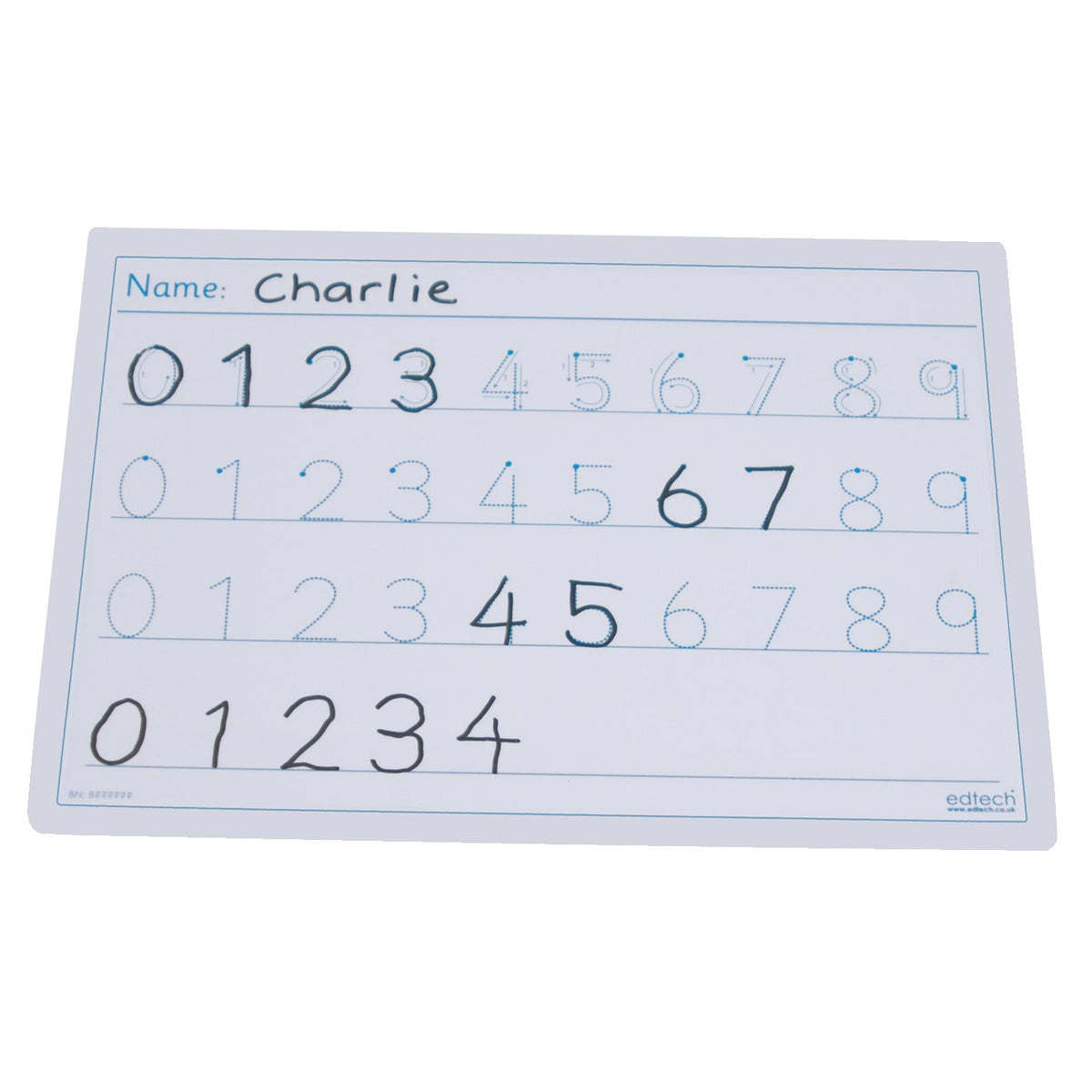 Number Tracing Board 0-9 Pk30
