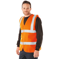 Waistcoat Visitors Hi-Vis Medium