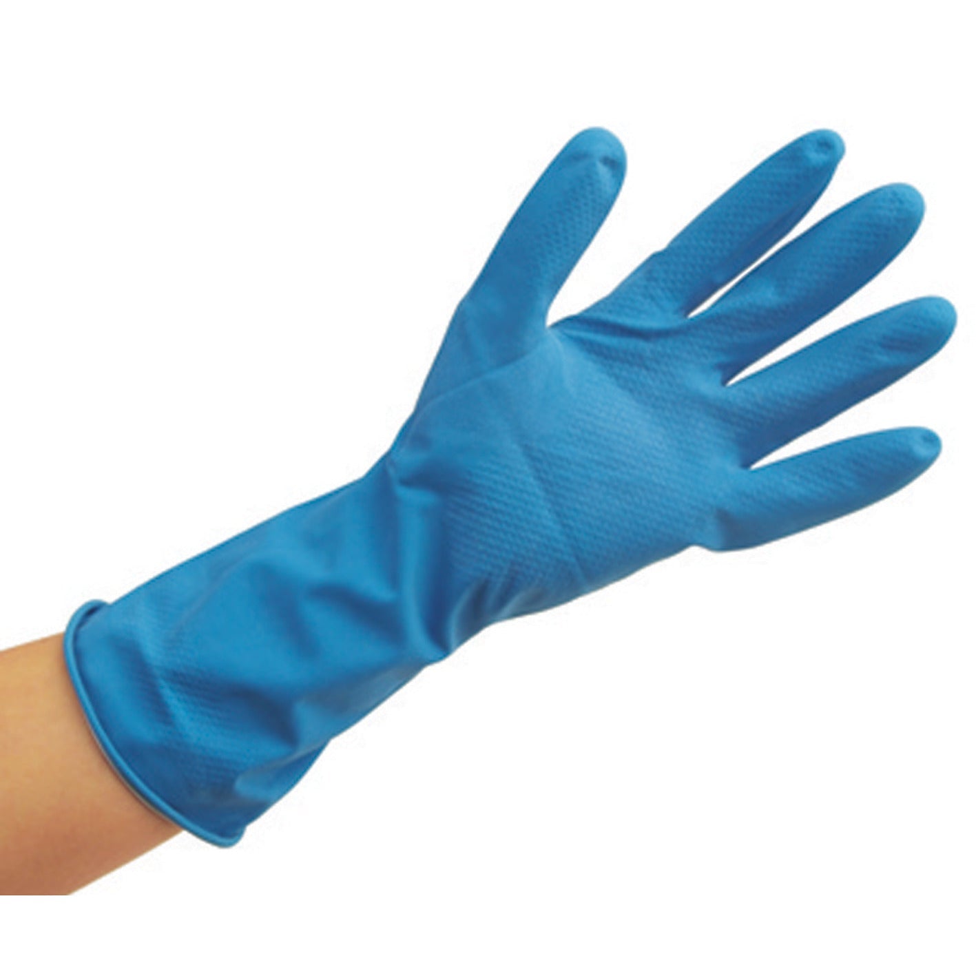 Gloves Rubber Blue Small Pair