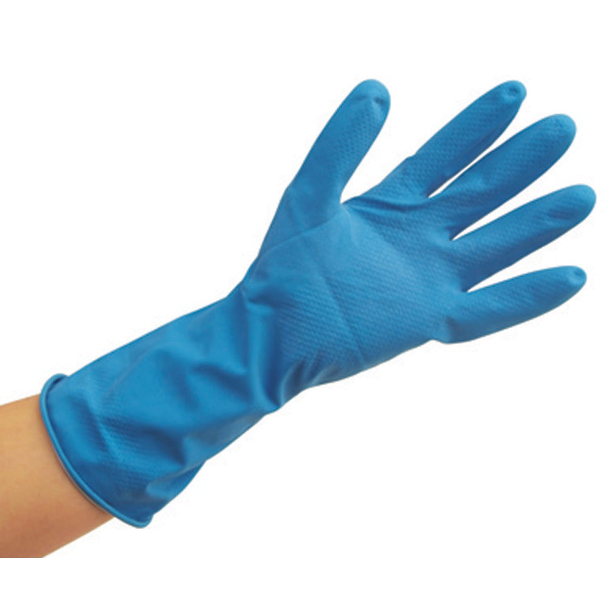 Gloves Rubber Blue Small Pair