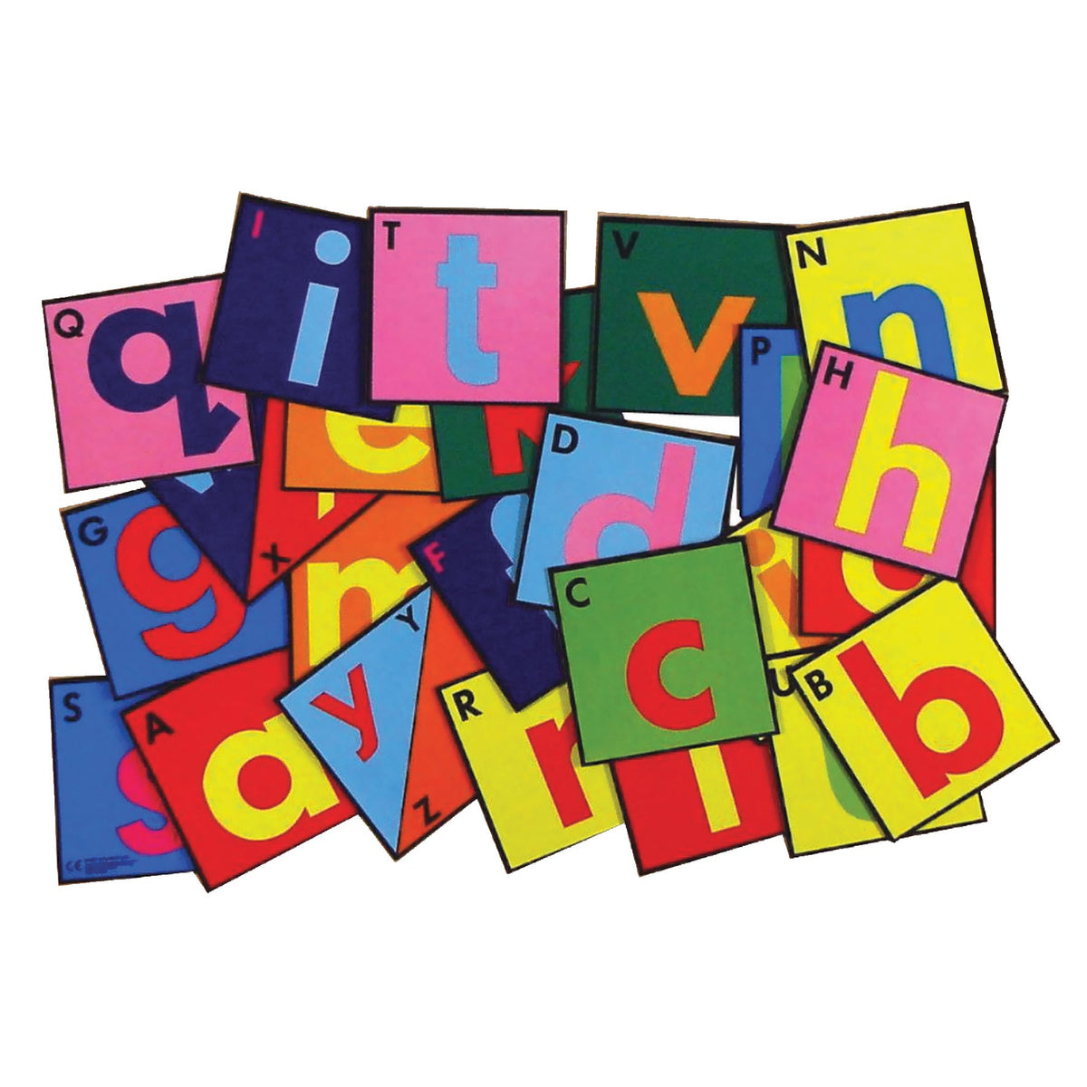 Alphabet Floor Tiles, 24 Pcs,