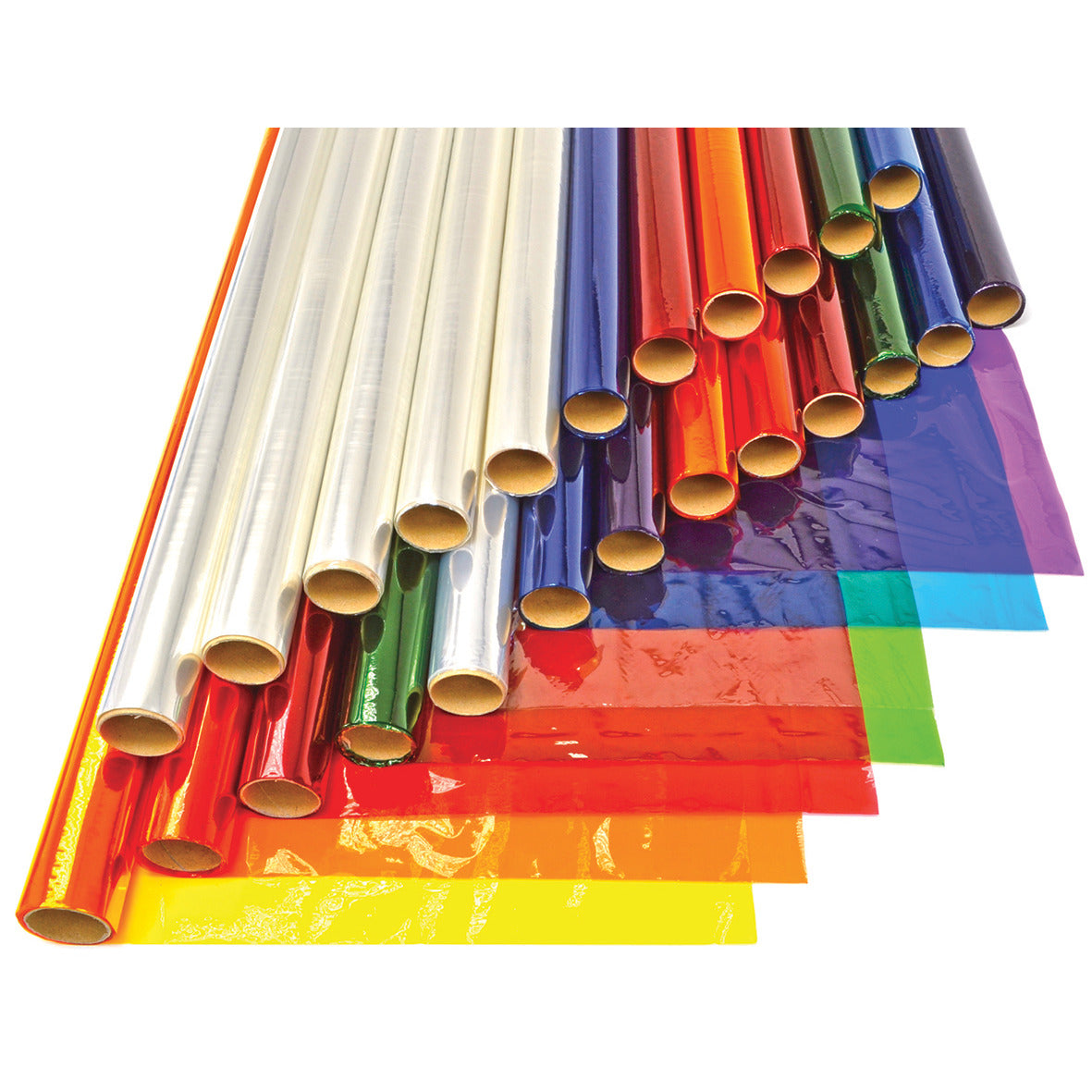Cellophane Rolls Asst.Cols.Pk24