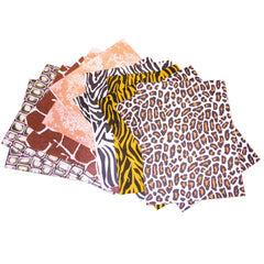 Felt Animal Print Pk12 305X228Mm