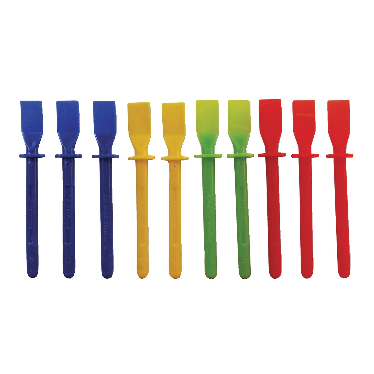 Multi-Coloured Glue Spreaders Pk10