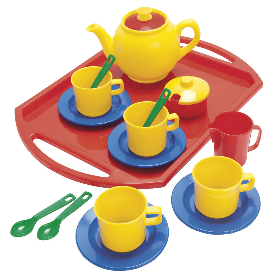 Plastic Tea Set 4 Place Age 3 Plus