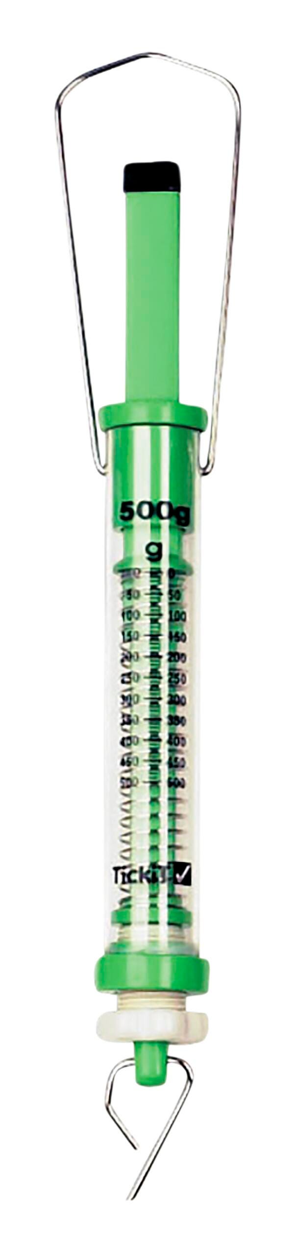 SPRING SCALE FORCE METER 500G