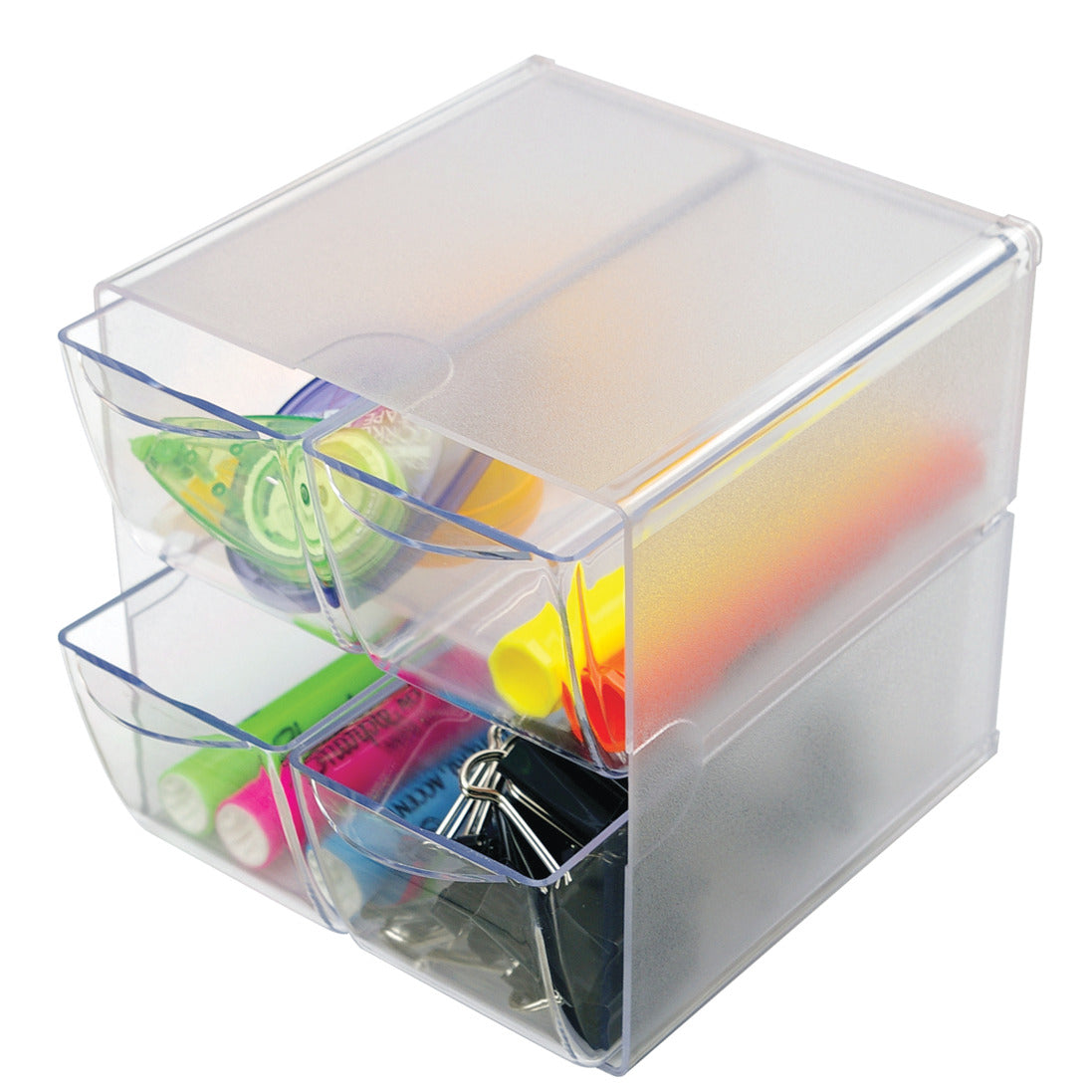 Cube Organizer 4Drawer Crystal X6