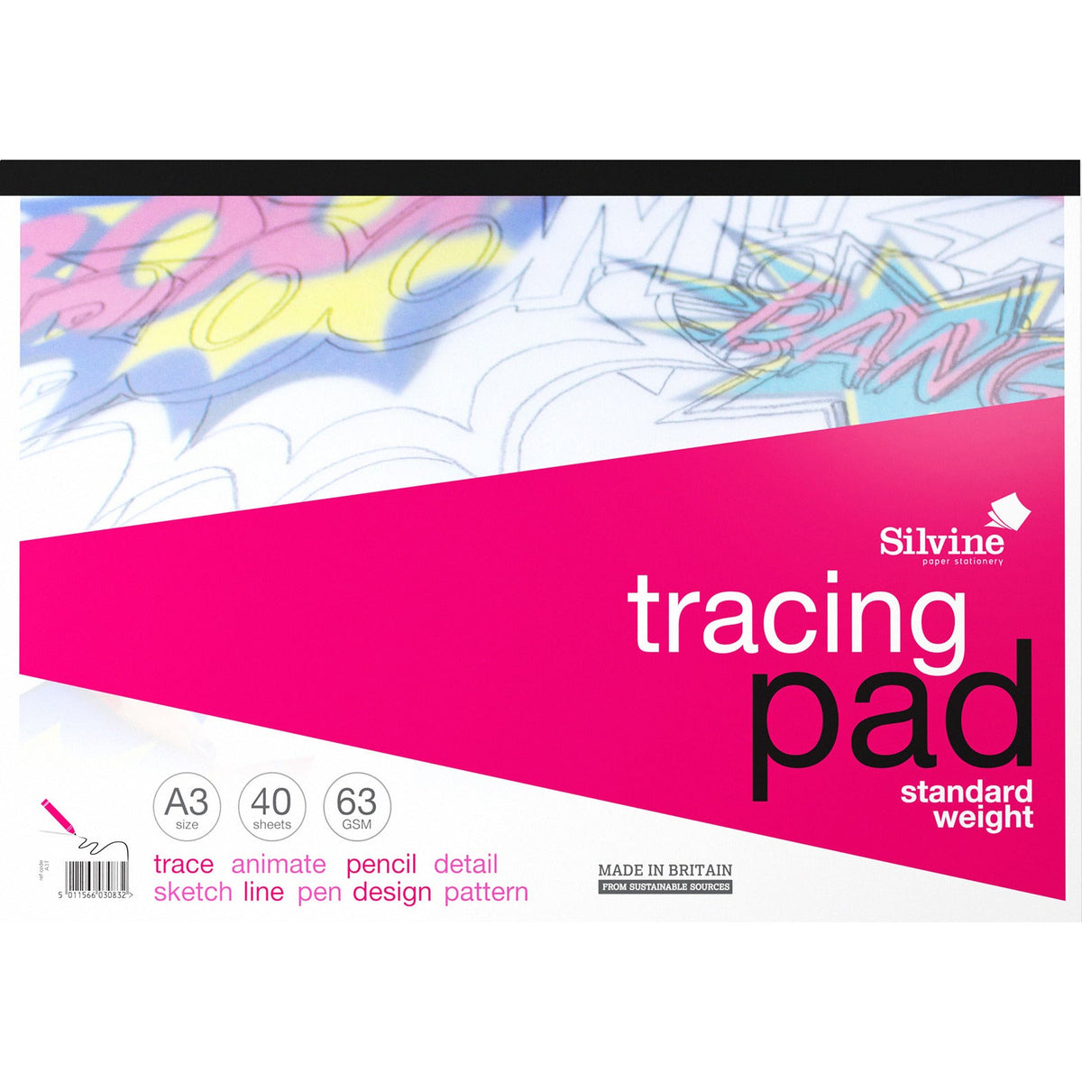 Tracing Pad A3 40Sheets Pack 5