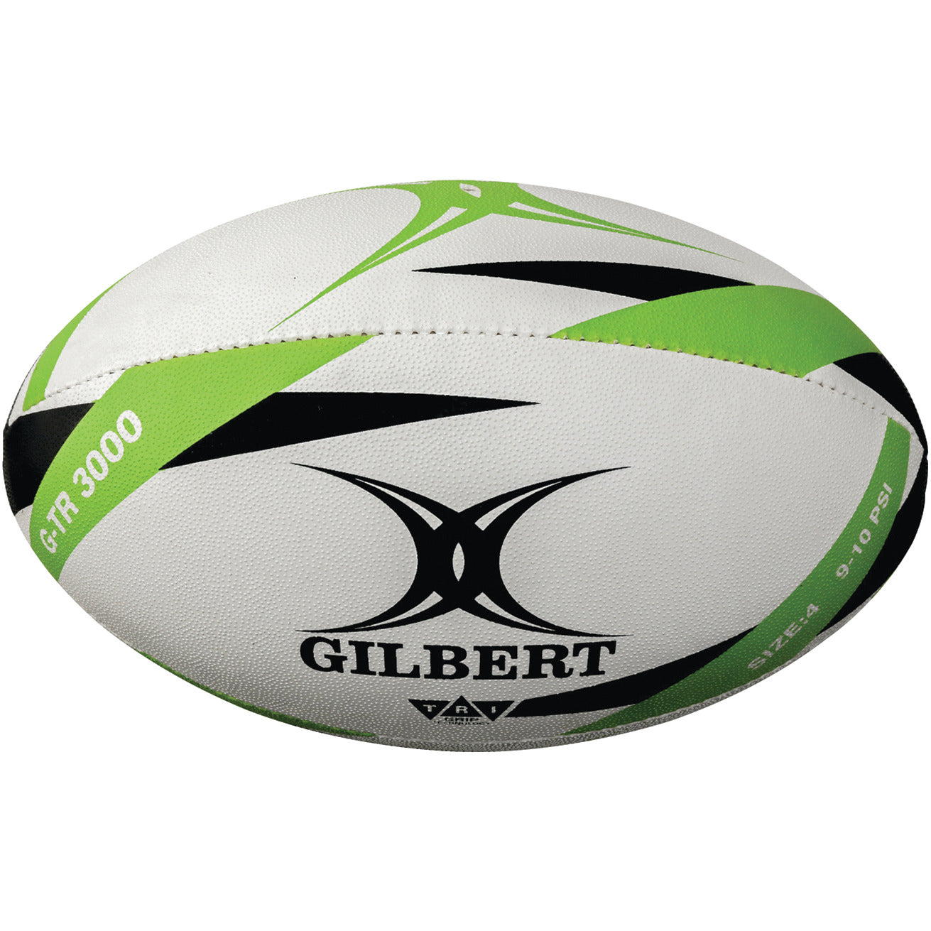 Gilbert Rugby Ball Gtr3000 Sz4-Green