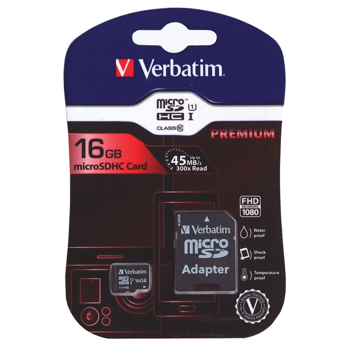 Verbatim Micro Sdhc Card 16 Gb
