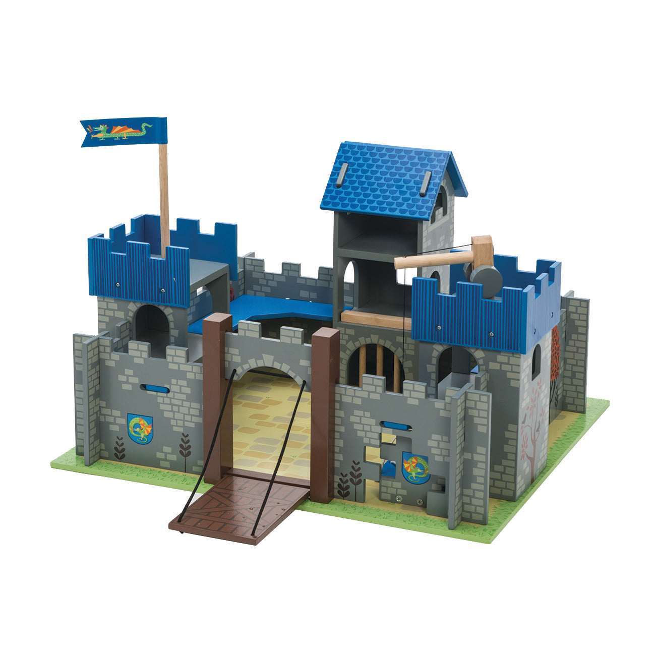 Wooden Castle With Drawbridge