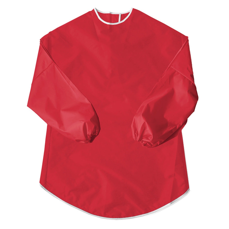 Child Smock L/Sleeve W/P 60Cm Red