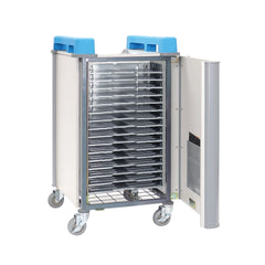 LapCabby horizontal compact AC charging cabinet – 16 devices