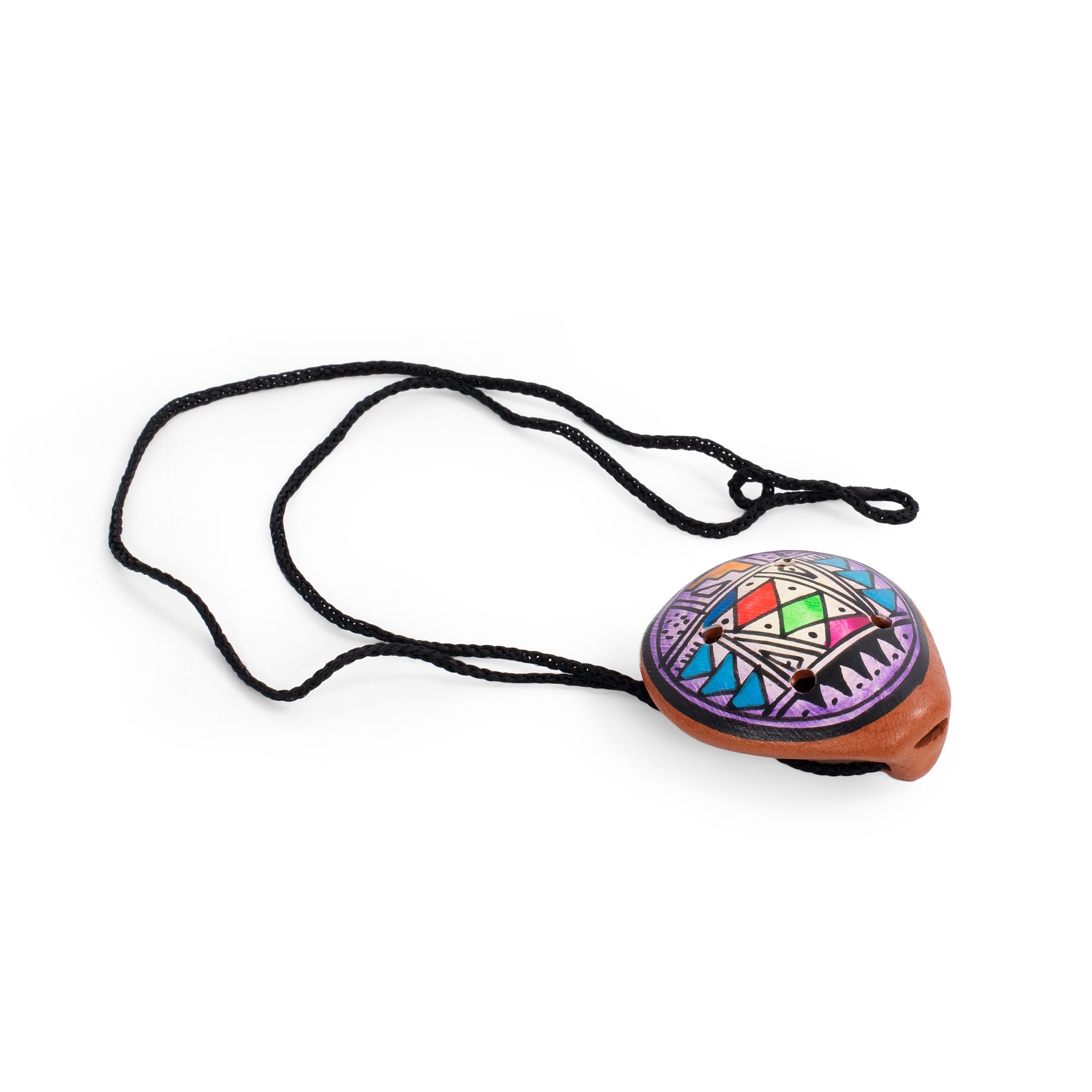 Percussion Plus Honestly Made Mini clay painted ocarina