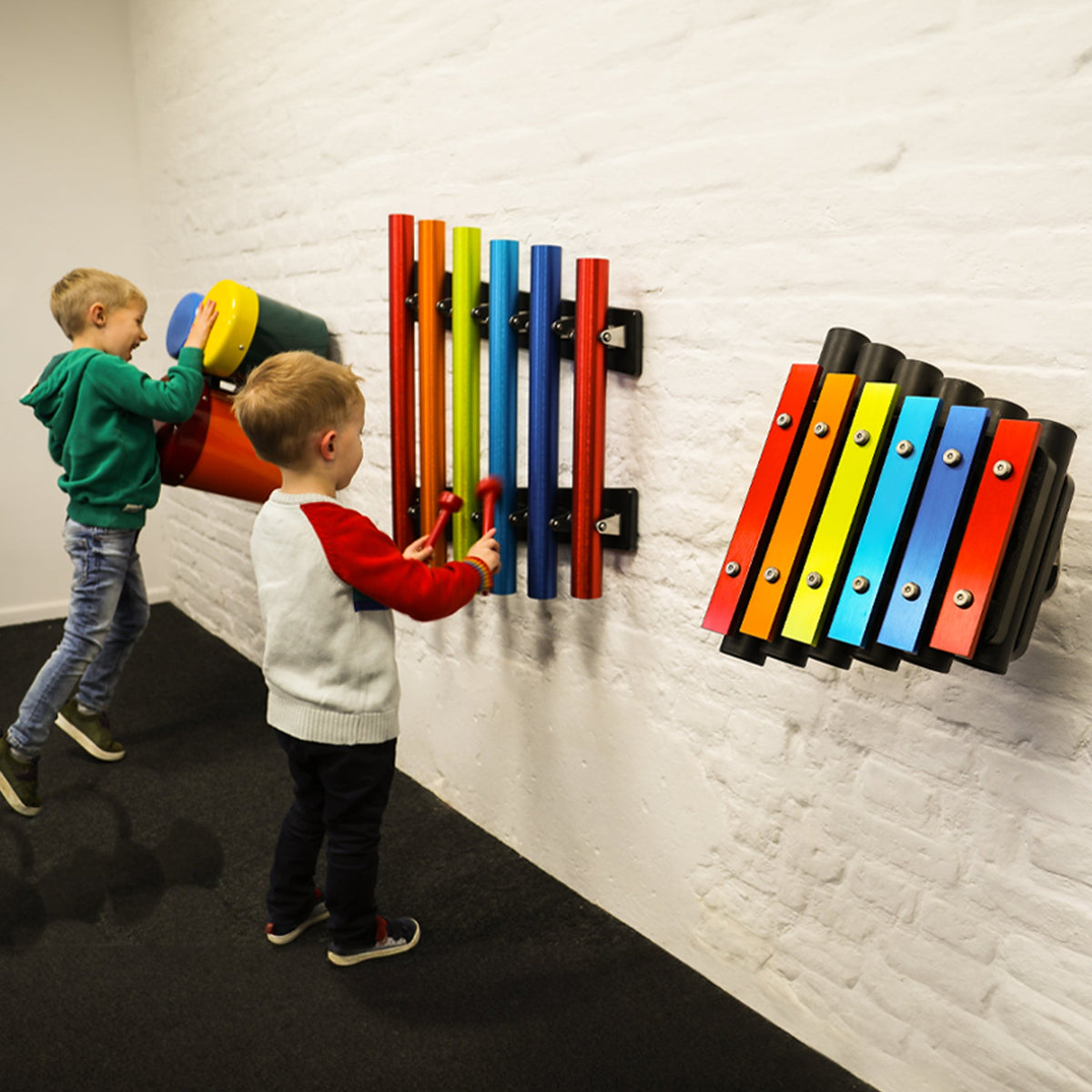 Percussion Play rainbow trio ensemble - Ground install