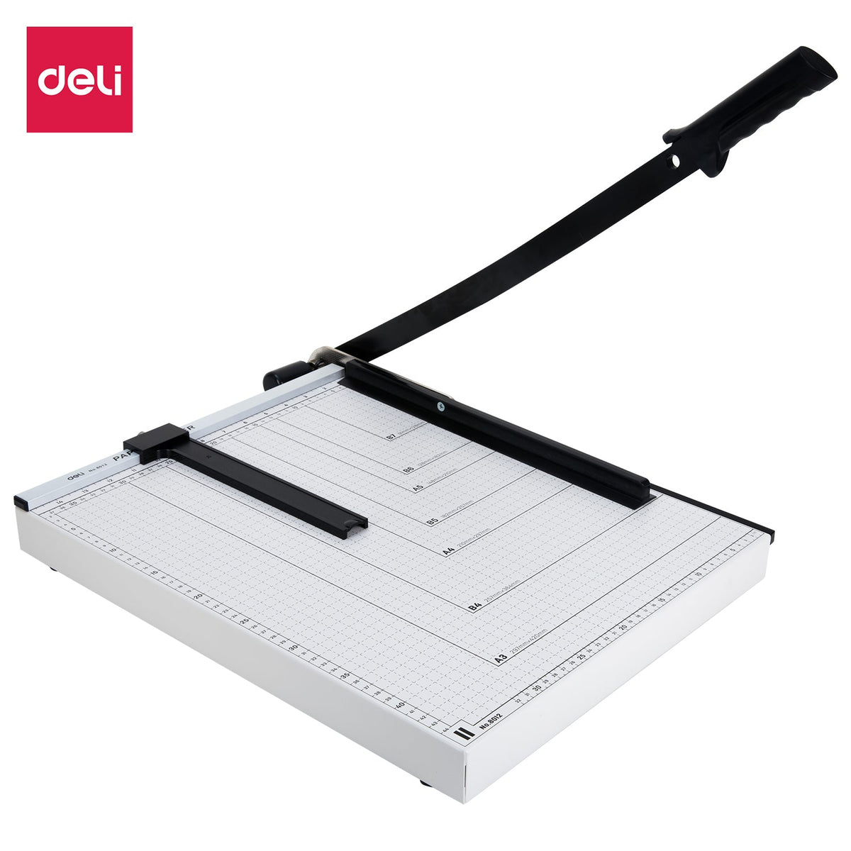 E8012,Deli Paper Cutter W/steel Base(460mmX380mm)