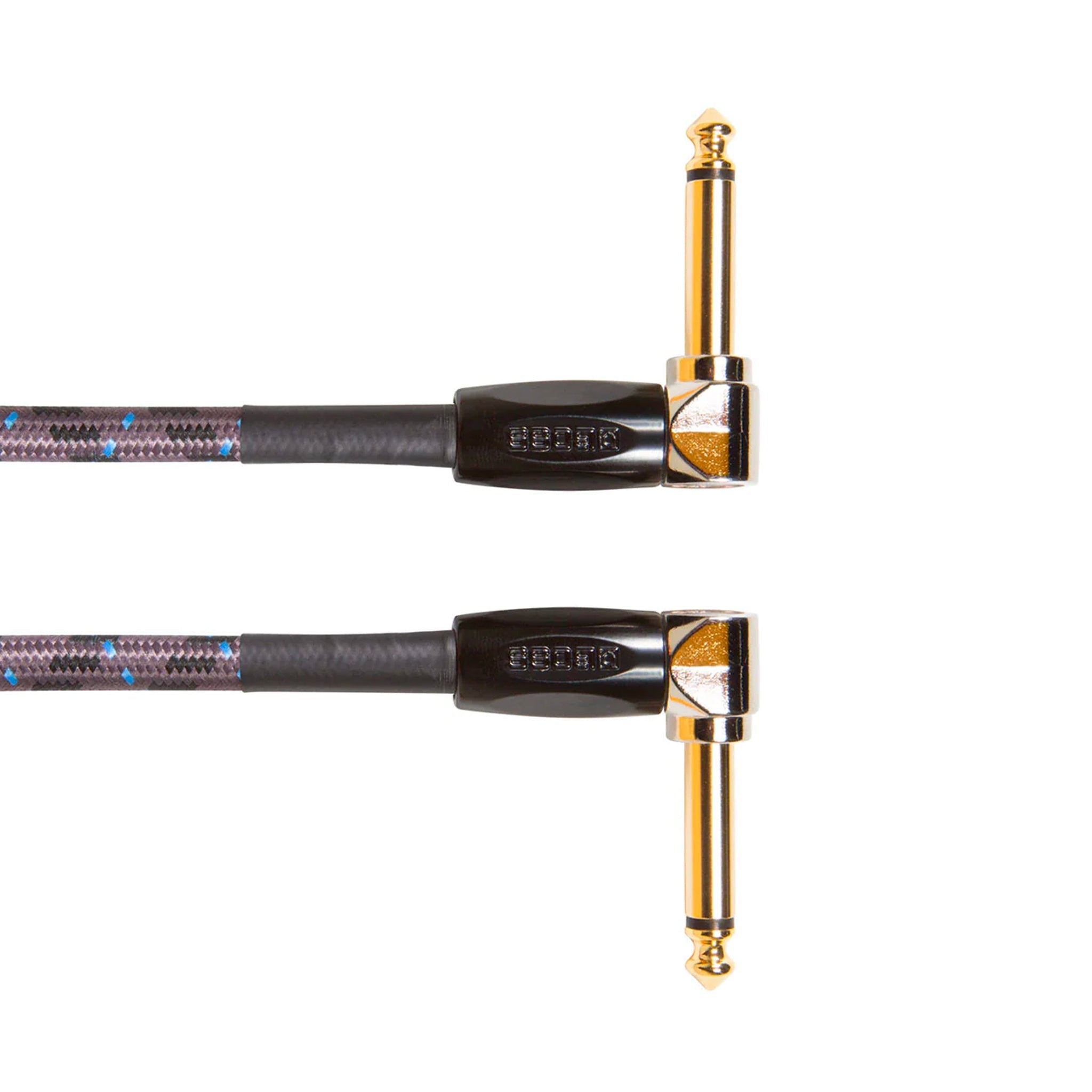 Boss BIC-1AA mono angled large jack instrument patch cable - 0.3m