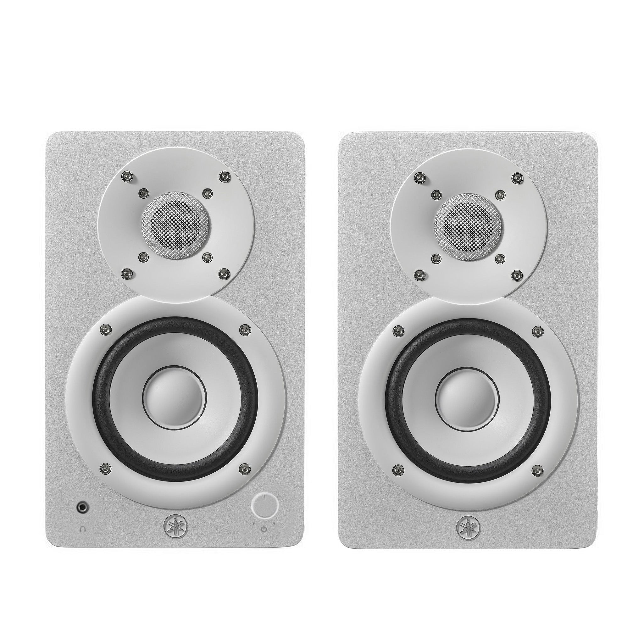 Yamaha HS4 studio monitor speaker pair - White