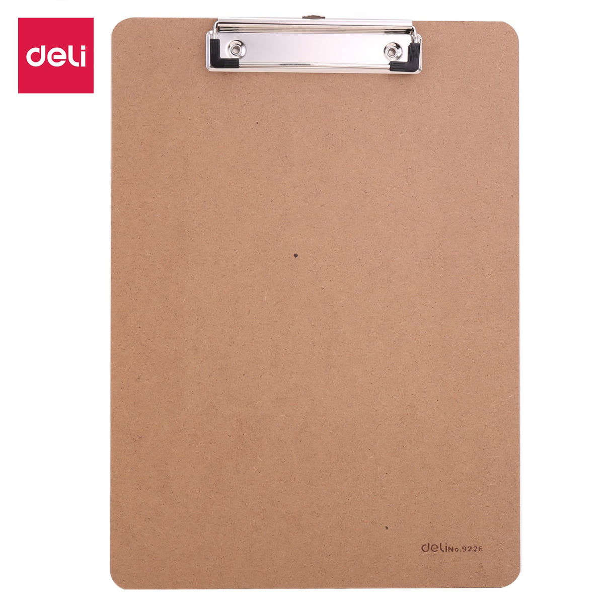 DELI E9226, A4 Wooden Clip Board with Pressure Clip