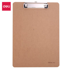 DELI E9226, A4 Wooden Clip Board with Pressure Clip