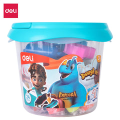 DELI ED75386 Dough 24  Colors(Clay)340 Gm
