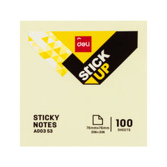 Deli EA00353 Sticky Note 3 x 3 Yellow 100sheets(1x12)