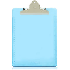 DELI E9252 A4 Transparent Jumbo Clip Board L.Blue